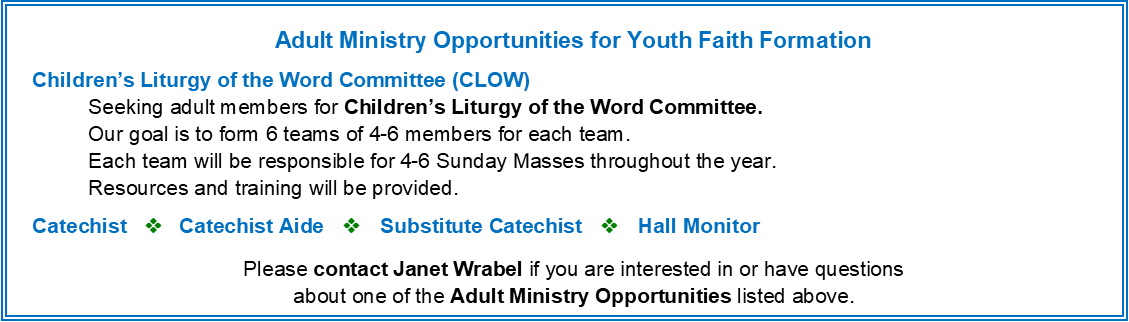 Adult Ministry for Youth 8 23